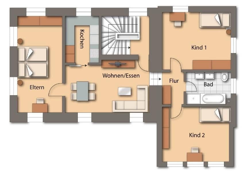 Pronájem bytu 5+1 165 m², Schlosshof 3, Pyrbaum, Bavorsko Pronájem bytu 5+1 165 m², Schlosshof 3, Pyrbaum, Bavorsko