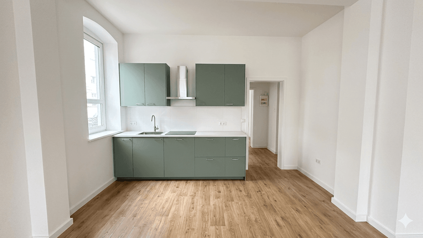 Pronájem bytu 2+1 46 m², Dorotheenstraße 23, Flensburg, Šlesvicko-Holštýnsko Pronájem bytu 2+1 46 m², Dorotheenstraße 23, Flensburg, Šlesvicko-Holštýnsko