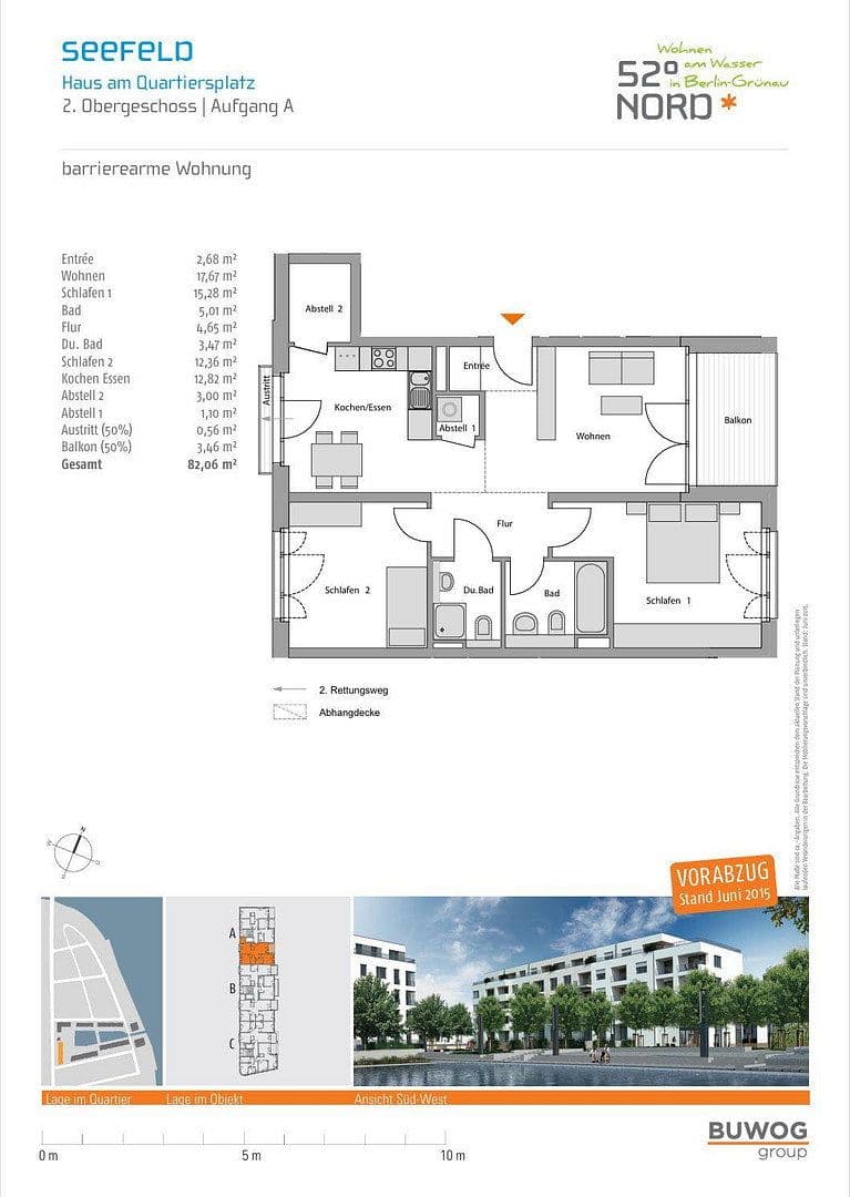 Prodej bytu 3+1 83 m², Regattastr. 35, Berlin, Berlín Prodej bytu 3+1 83 m², Regattastr. 35, Berlin, Berlín