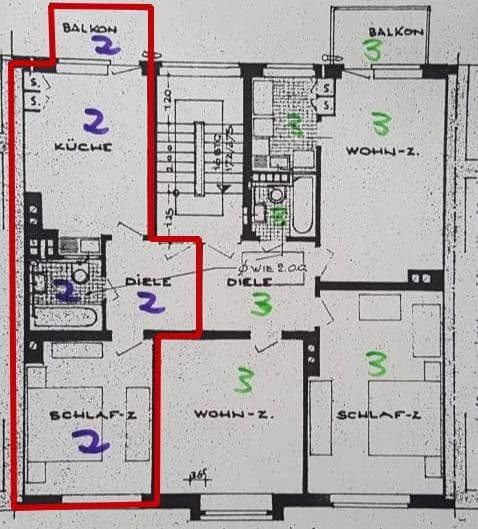 Pronájem bytu 2+1 42 m², Spichernstr. 24, Essen, Severní Porýní-Vestfálsko Pronájem bytu 2+1 42 m², Spichernstr. 24, Essen, Severní Porýní-Vestfálsko