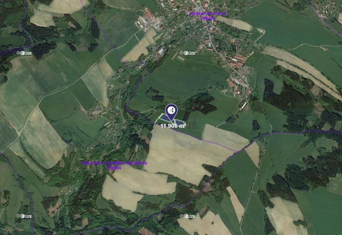 Prodej pozemku 744 m², Vysoké nad Jizerou, Liberecký kraj Prodej pozemku 744 m², Vysoké nad Jizerou, Liberecký kraj