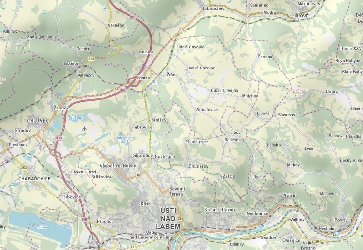 Prodej pozemku 8.757 m², Velké Chvojno, Ústecký kraj Prodej pozemku 8.757 m², Velké Chvojno, Ústecký kraj
