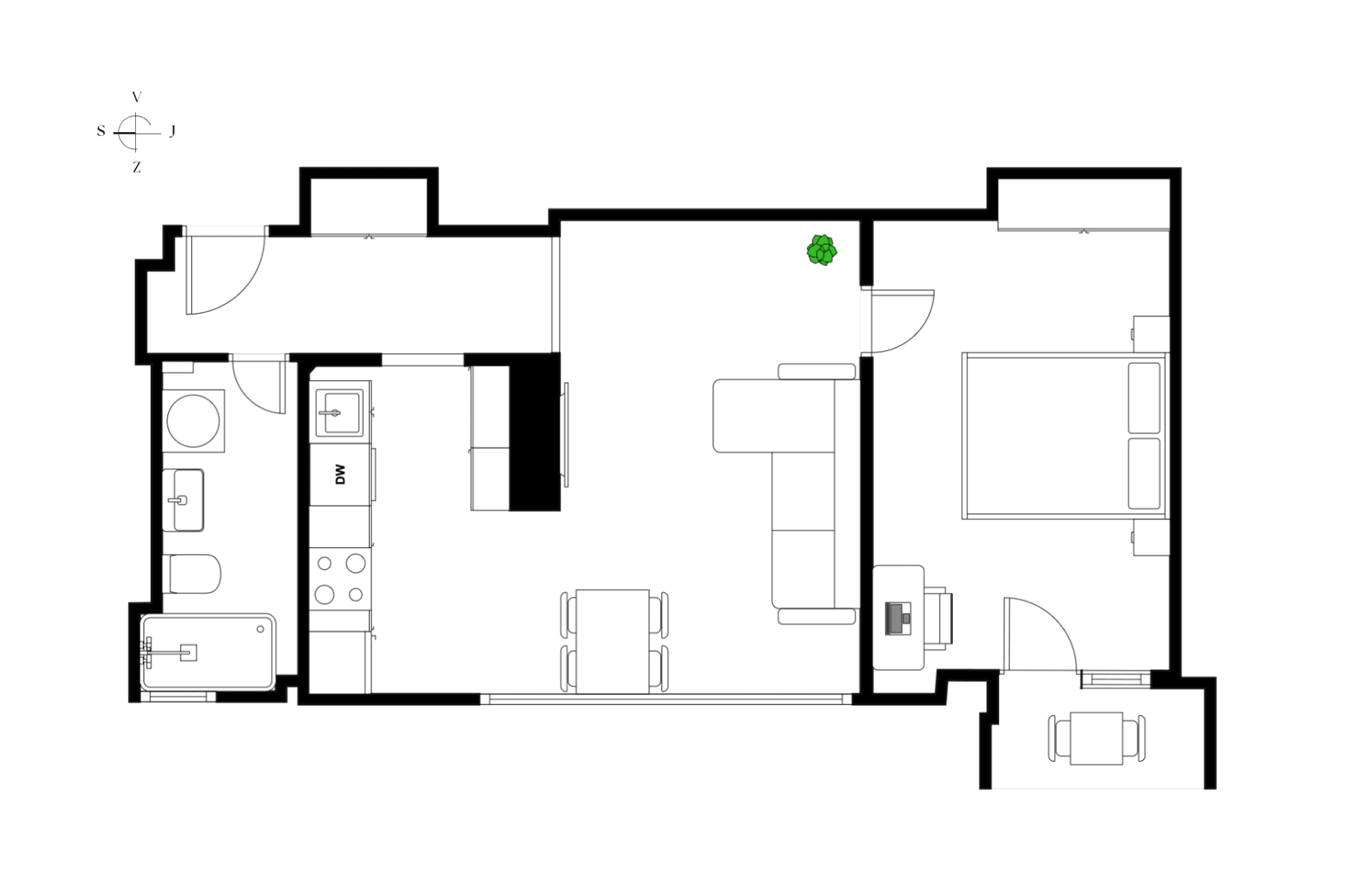 Prodej bytu 2+kk 50 m², U Městských domů, Praha, Praha Prodej bytu 2+kk 50 m², U Městských domů, Praha, Praha