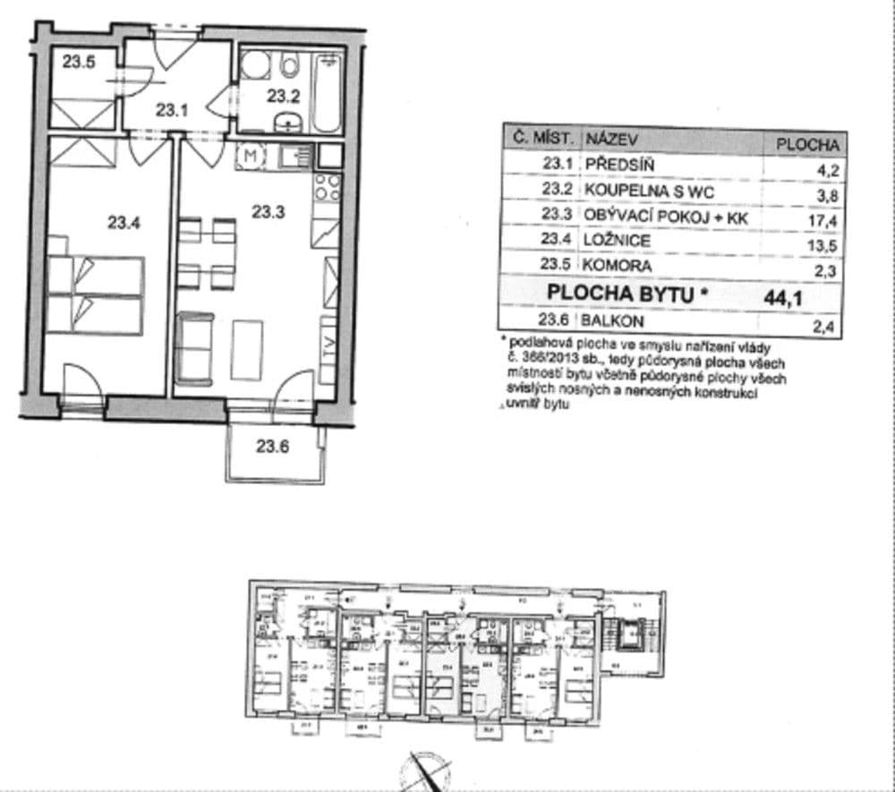 Pronájem bytu 2+kk 44 m², Rychtáře Petříka, Praha, Praha Pronájem bytu 2+kk 44 m², Rychtáře Petříka, Praha, Praha