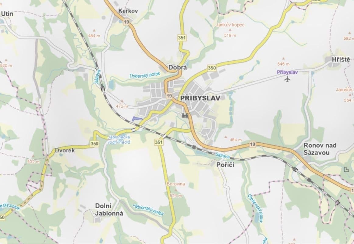 Prodej pozemku 5.947 m², Přibyslav, Kraj Vysočina Prodej pozemku 5.947 m², Přibyslav, Kraj Vysočina