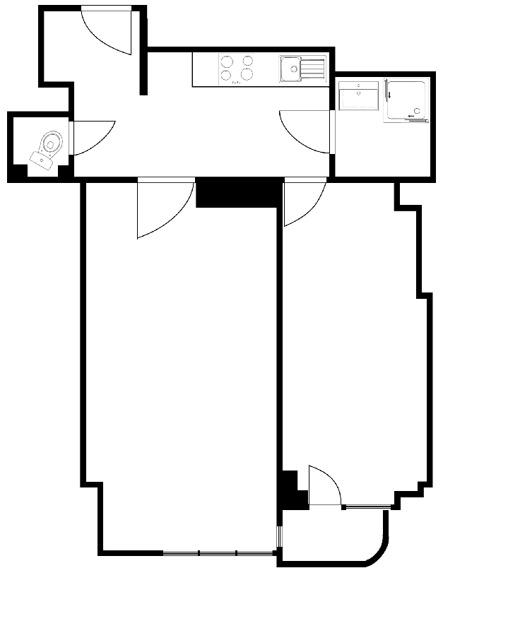 Pronájem bytu 2+kk 51 m², Dělnická, Praha, Praha Pronájem bytu 2+kk 51 m², Dělnická, Praha, Praha