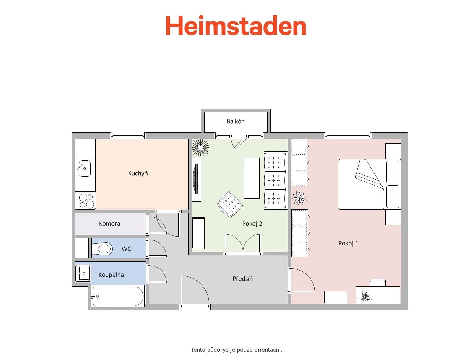 Pronájem bytu 2+1 57 m², Národní třída, Havířov, Moravskoslezský kraj Pronájem bytu 2+1 57 m², Národní třída, Havířov, Moravskoslezský kraj