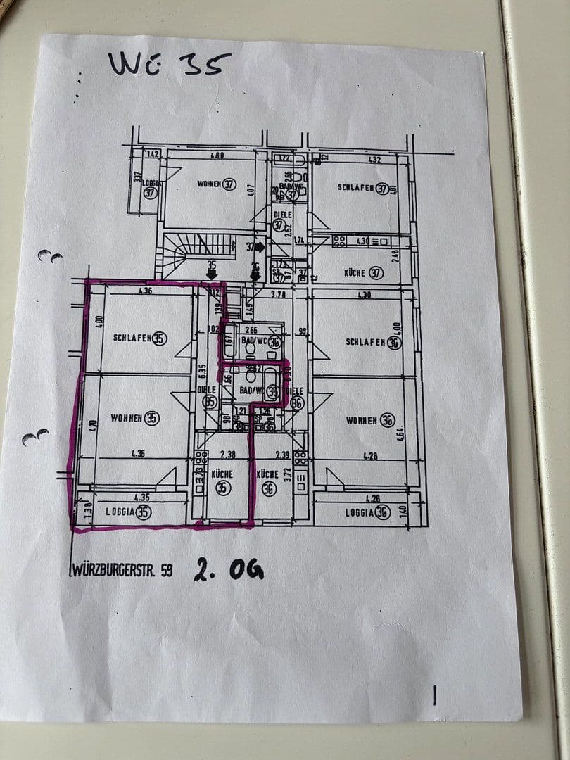 Prodej bytu 2+1 62 m², Würzburgerstraße 59, Köln, Severní Porýní-Vestfálsko Prodej bytu 2+1 62 m², Würzburgerstraße 59, Köln, Severní Porýní-Vestfálsko