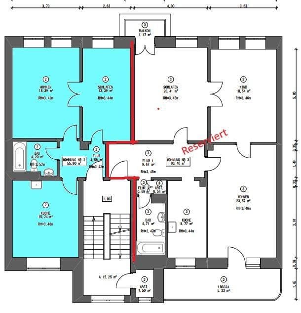 Prodej bytu 6+1 152 m², Wilhelm-Leuschner-Str. 40, Darmstadt, Hessen Prodej bytu 6+1 152 m², Wilhelm-Leuschner-Str. 40, Darmstadt, Hessen