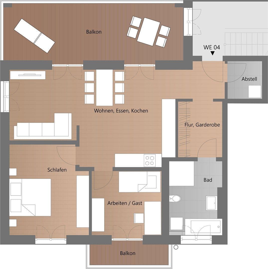 Pronájem bytu 3+1 92 m², Neunkirchen-Seelscheid, Severní Porýní-Vestfálsko Pronájem bytu 3+1 92 m², Neunkirchen-Seelscheid, Severní Porýní-Vestfálsko