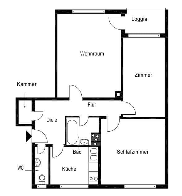 Pronájem bytu 3+1 75 m², Preziosastrasse 37, München, Bavorsko Pronájem bytu 3+1 75 m², Preziosastrasse 37, München, Bavorsko