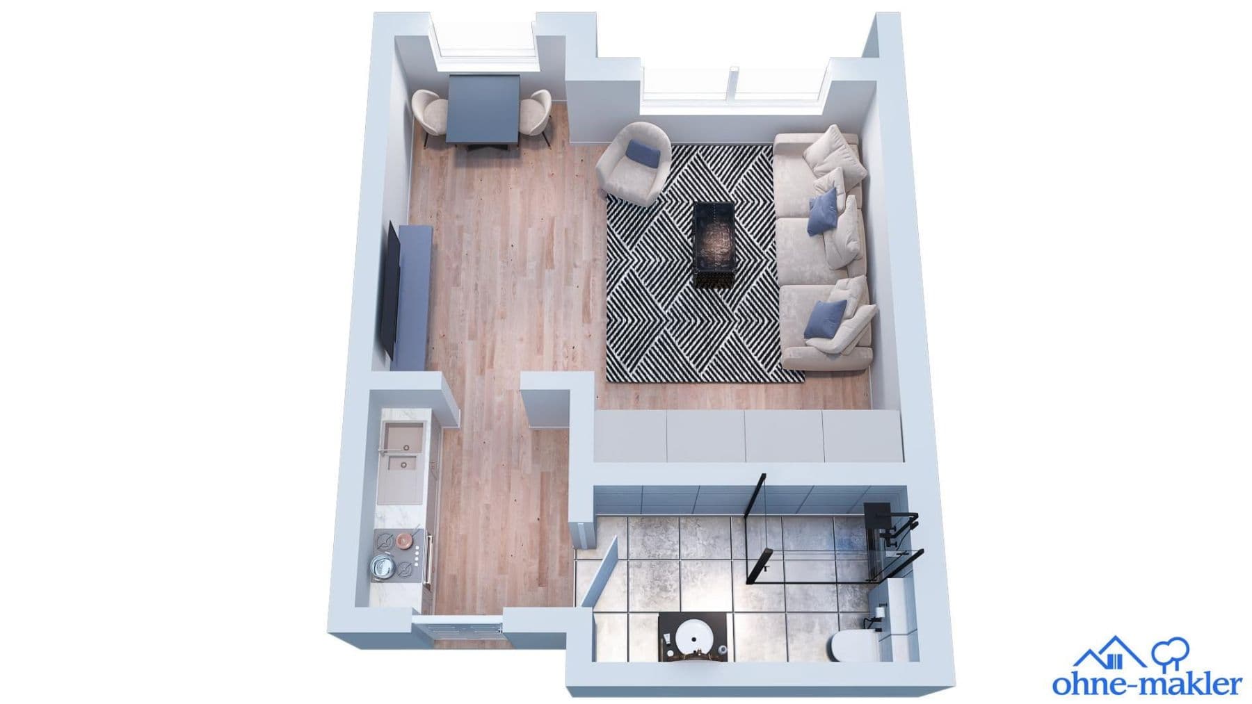 Pronájem bytu 1+1 40 m², Am Gulloh 111, Dortmund, Severní Porýní-Vestfálsko Pronájem bytu 1+1 40 m², Am Gulloh 111, Dortmund, Severní Porýní-Vestfálsko