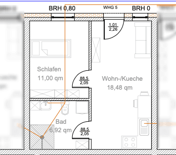 Pronájem bytu 2+1 40 m², Diepenau, Dolní Sasko Pronájem bytu 2+1 40 m², Diepenau, Dolní Sasko