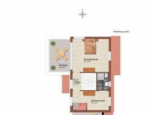 Pronájem domu 210 m², pozemek 400 m², Hamburg, Hamburg Pronájem domu 210 m², pozemek 400 m², Hamburg, Hamburg