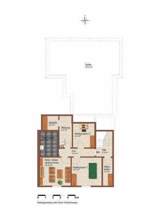 Pronájem domu 210 m², pozemek 400 m², Hamburg, Hamburg Pronájem domu 210 m², pozemek 400 m², Hamburg, Hamburg