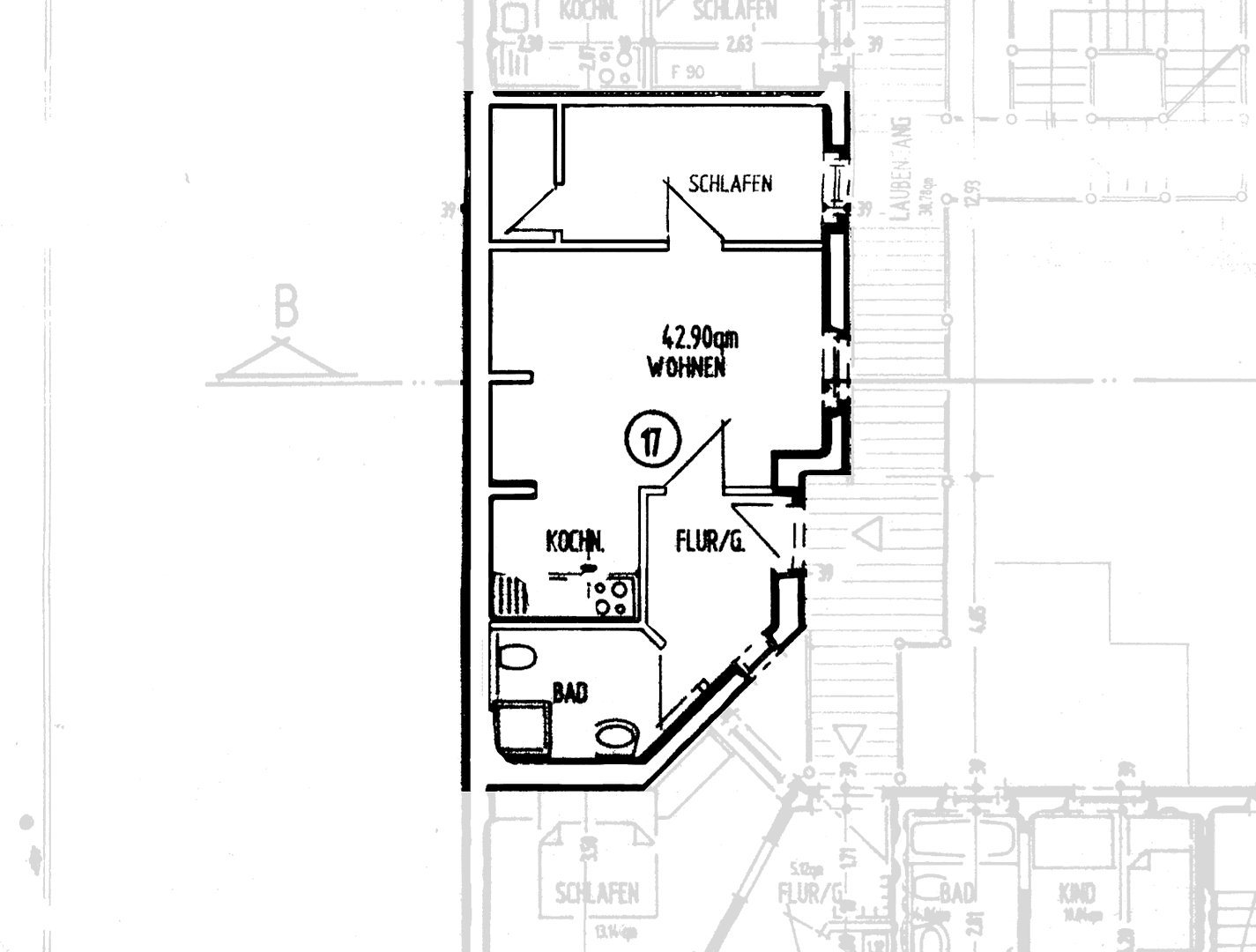 Pronájem bytu 2+1 43 m², Friesenstraße 57, Magdeburg, Sasko-Anhaltsko Pronájem bytu 2+1 43 m², Friesenstraße 57, Magdeburg, Sasko-Anhaltsko