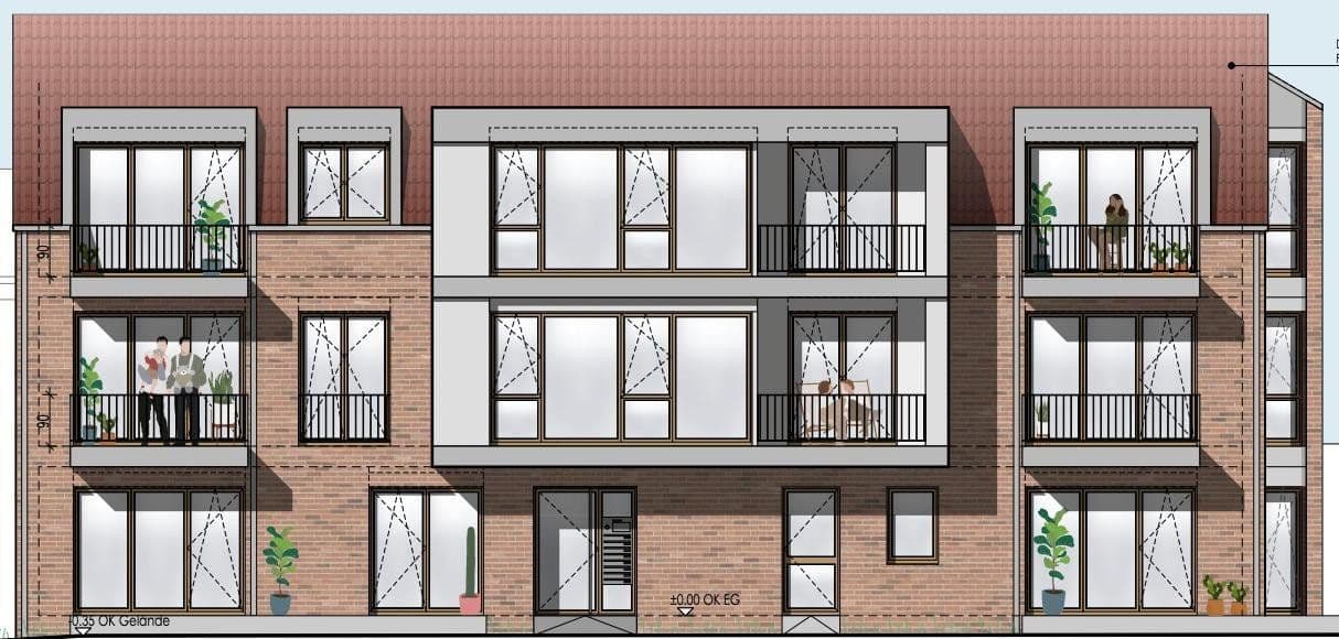 Pronájem bytu 2+1 55 m², Hamburger Allee 51, Nauen, Braniborsko Pronájem bytu 2+1 55 m², Hamburger Allee 51, Nauen, Braniborsko