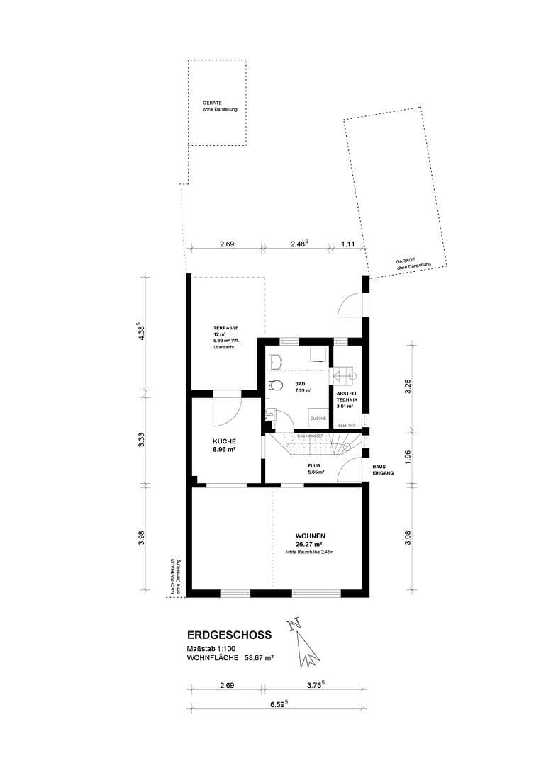 Prodej domu 86 m², pozemek 642 m², Am Rickmers Park 29, Bremen, Bremen Prodej domu 86 m², pozemek 642 m², Am Rickmers Park 29, Bremen, Bremen