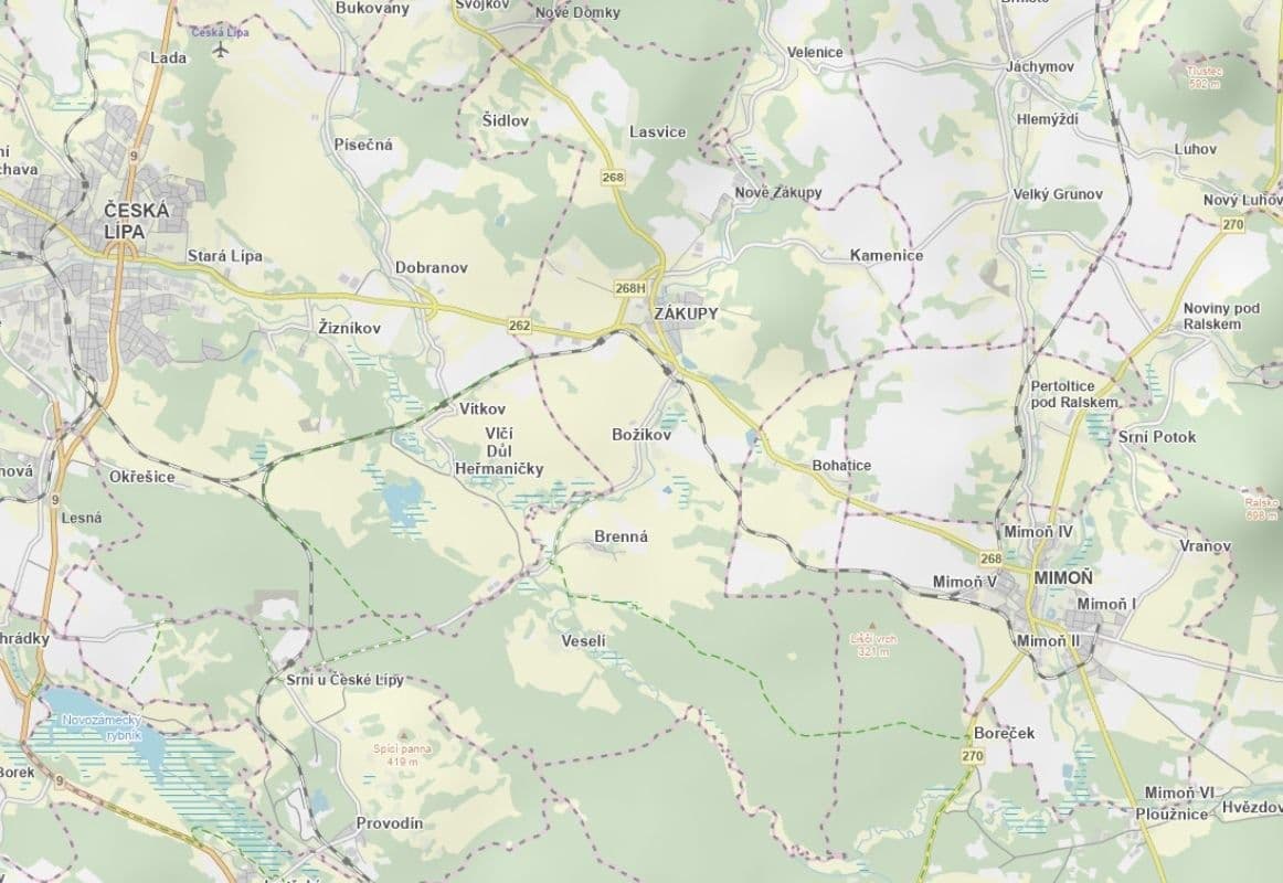 Prodej pozemku 1.072 m², Zákupy, Liberecký kraj Prodej pozemku 1.072 m², Zákupy, Liberecký kraj