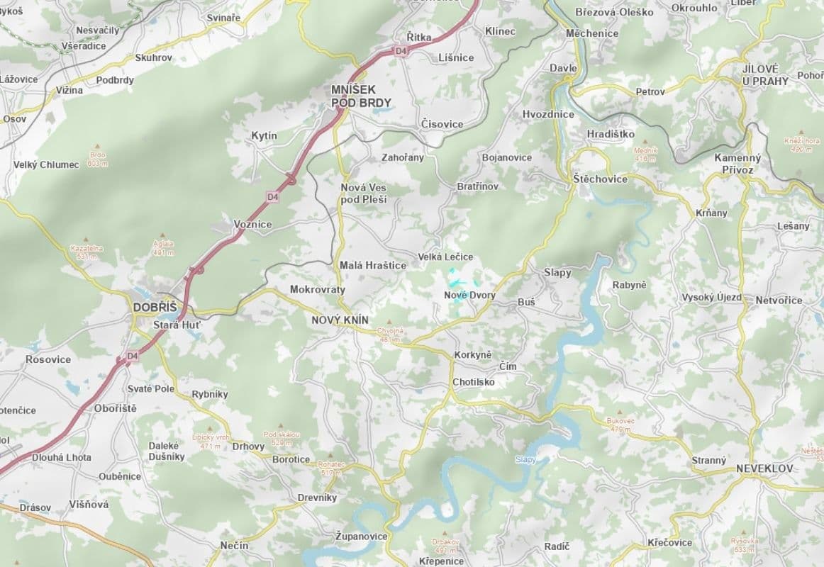 Prodej pozemku 6.954 m², Nové Dvory, Středočeský kraj Prodej pozemku 6.954 m², Nové Dvory, Středočeský kraj