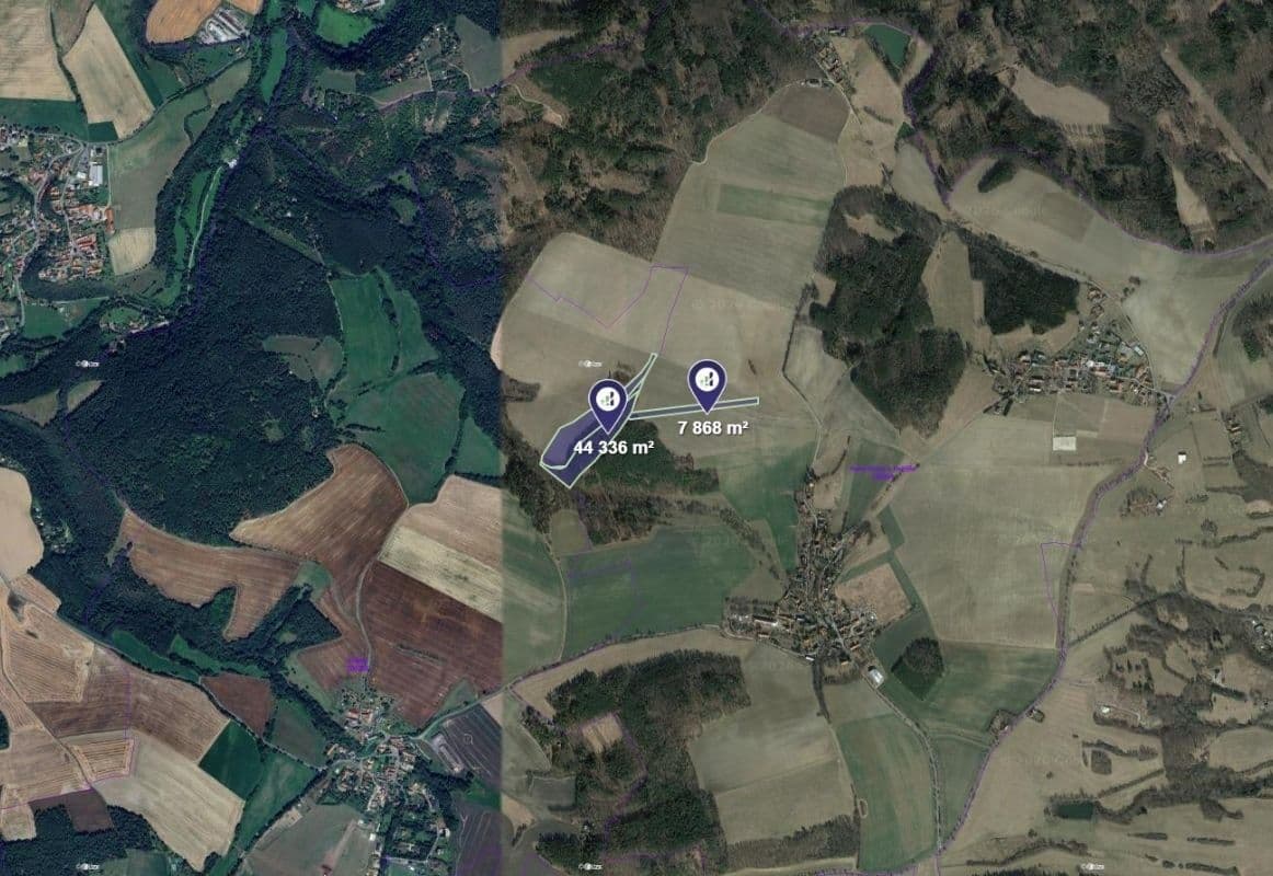 Prodej pozemku 13.051 m², Nové Dvory, Středočeský kraj Prodej pozemku 13.051 m², Nové Dvory, Středočeský kraj