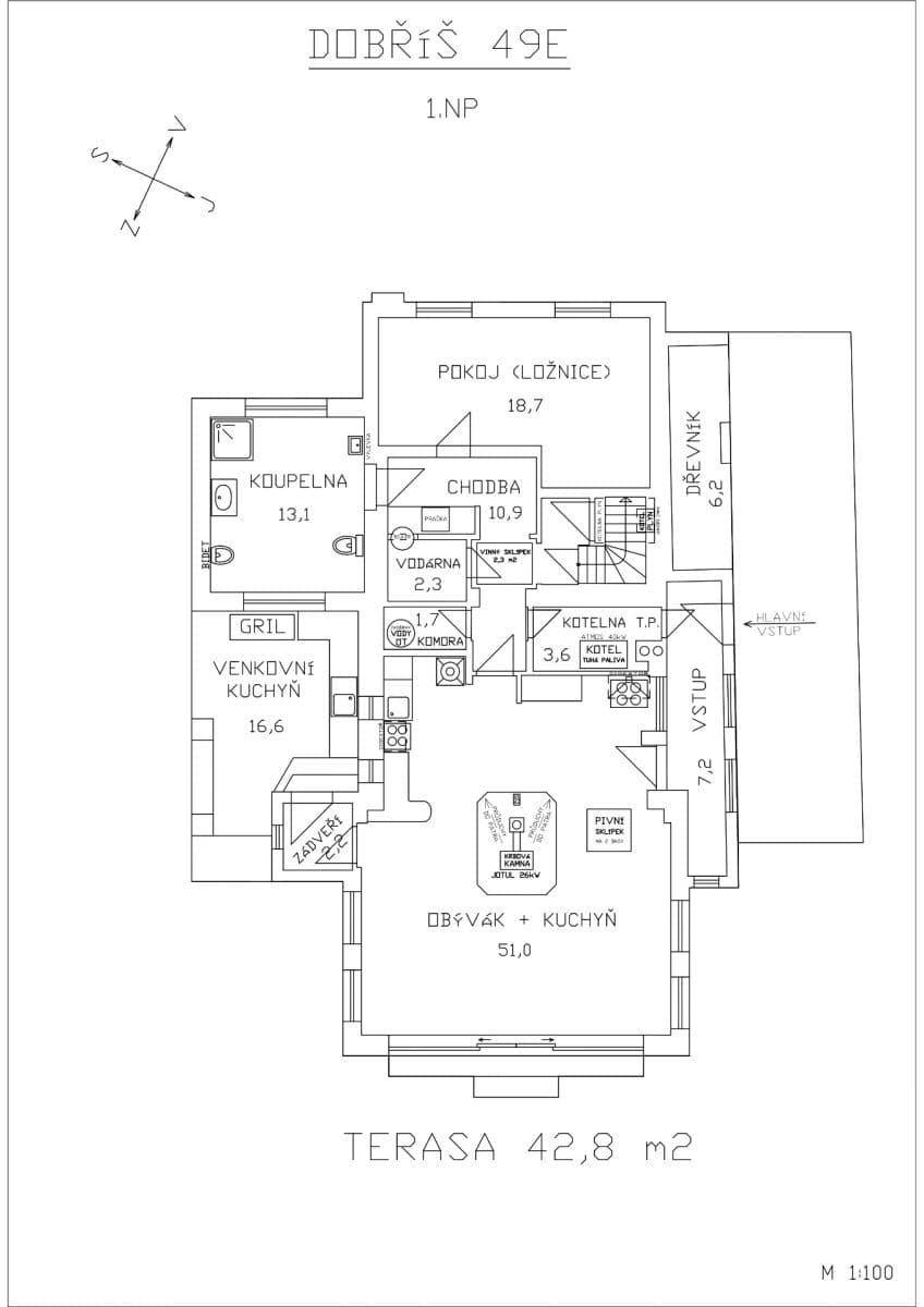 Prodej domu 182 m², pozemek 2.144 m², Dobříš, Středočeský kraj Prodej domu 182 m², pozemek 2.144 m², Dobříš, Středočeský kraj