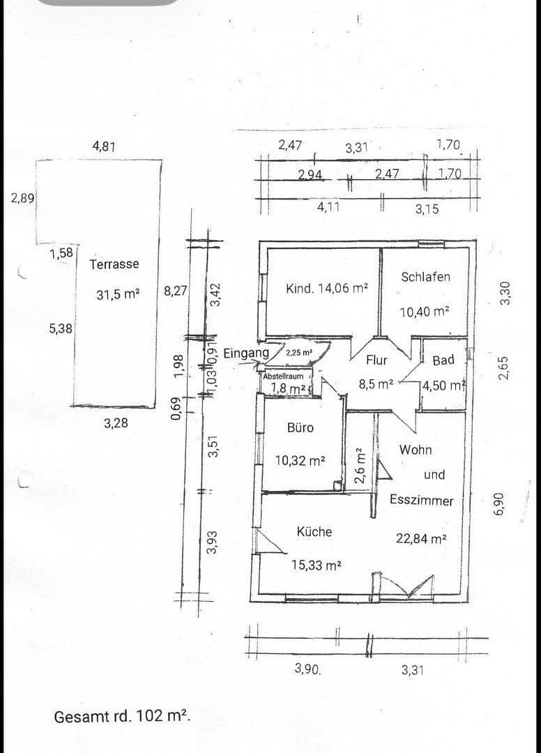 Prodej bytu 4+1 102 m², Weyhe, Dolní Sasko Prodej bytu 4+1 102 m², Weyhe, Dolní Sasko