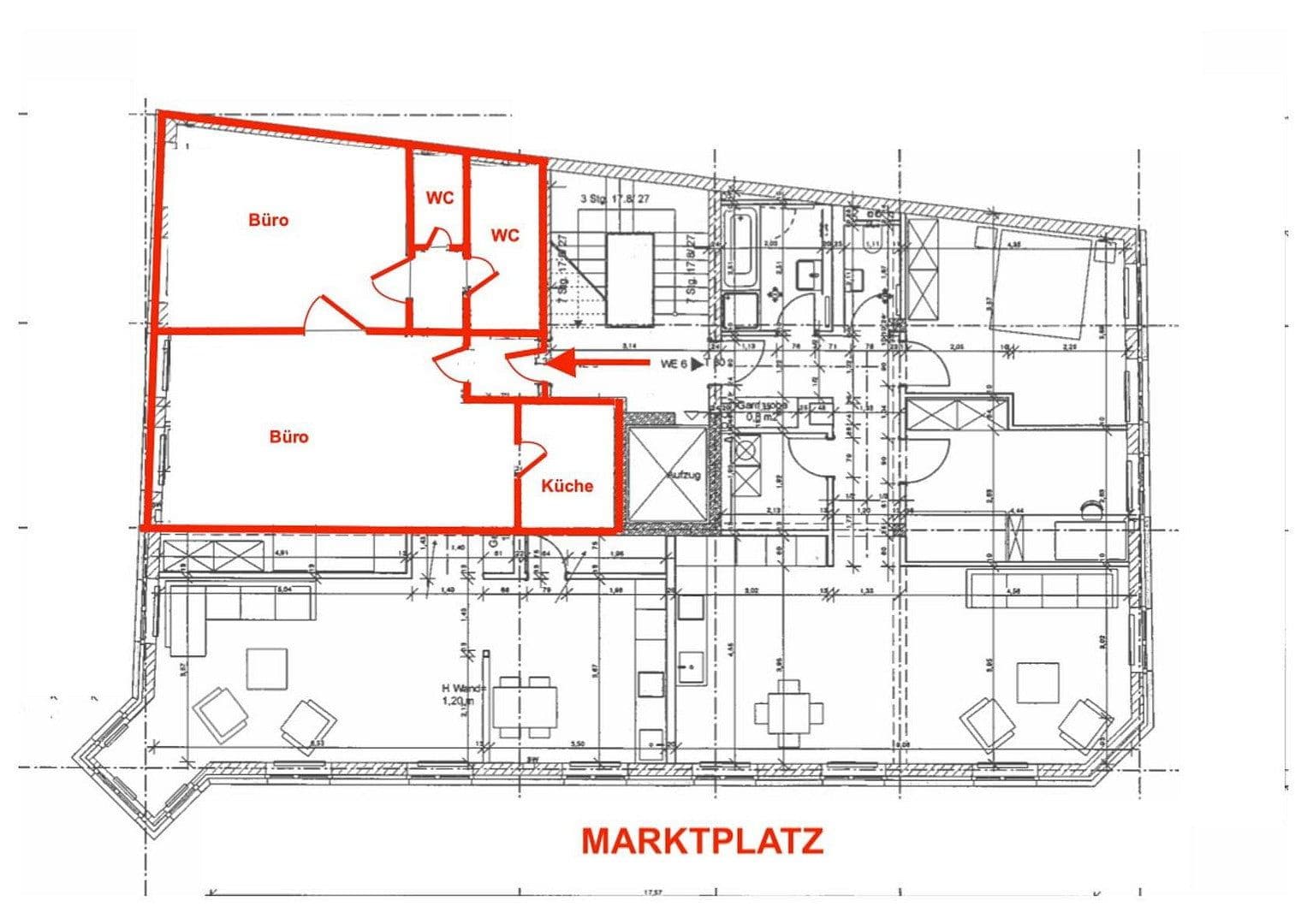 Pronájem kanceláře 60 m², Am Markt 2, Schwerin, Mecklenburg-Vorpommern Pronájem kanceláře 60 m², Am Markt 2, Schwerin, Mecklenburg-Vorpommern