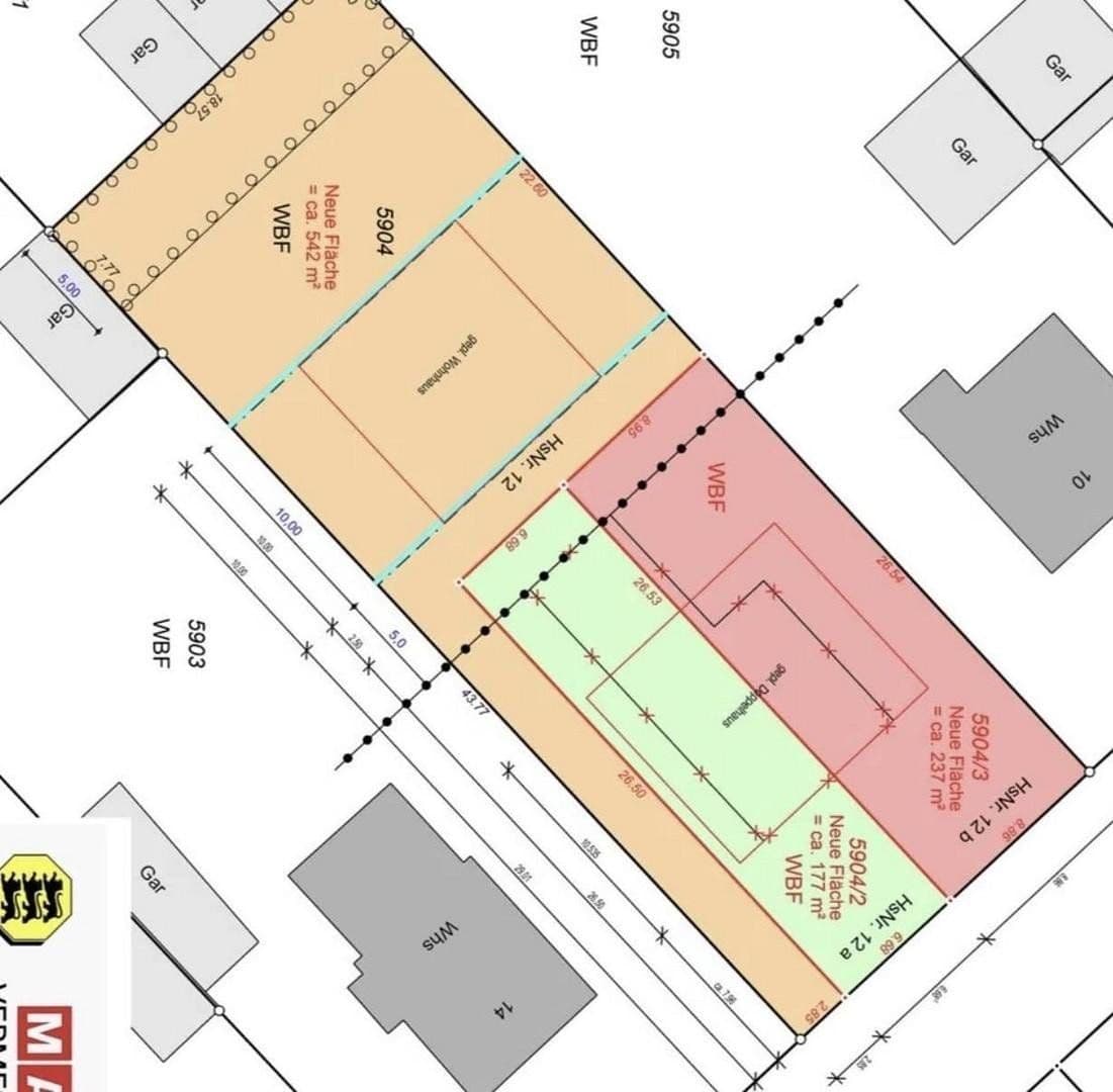 Prodej pozemku 177 m², Rheintalstr. 12, Schwetzingen, Bádensko-Württembersko Prodej pozemku 177 m², Rheintalstr. 12, Schwetzingen, Bádensko-Württembersko