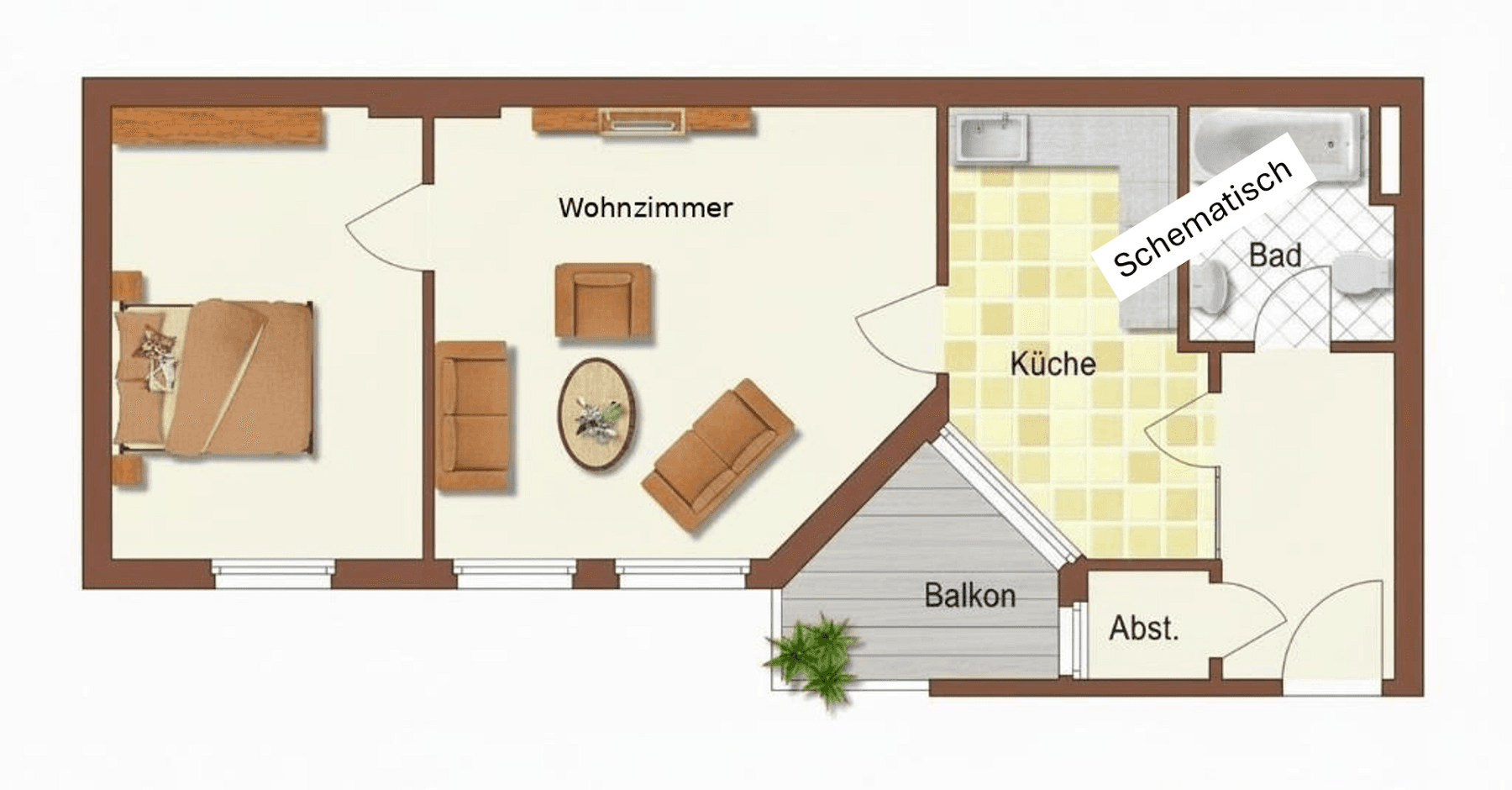 Pronájem bytu 2+1 61 m², Immermannstraße 4, Magdeburg, Sasko-Anhaltsko Pronájem bytu 2+1 61 m², Immermannstraße 4, Magdeburg, Sasko-Anhaltsko