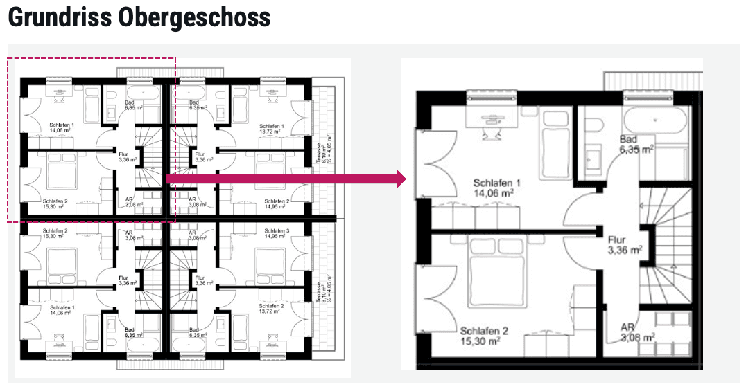 Pronájem domu 126 m², pozemek 141 m², München, Bavorsko Pronájem domu 126 m², pozemek 141 m², München, Bavorsko