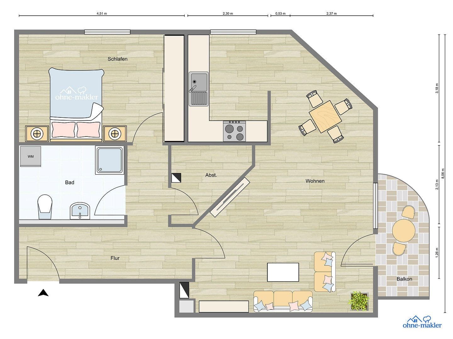Prodej bytu 2+kk 68 m², Zum Lith, D, Severní Porýní-Vestfálsko Prodej bytu 2+kk 68 m², Zum Lith, D, Severní Porýní-Vestfálsko