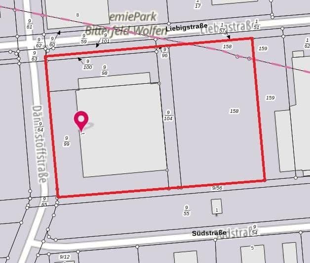 Prodej nebytového prostoru 12.188 m², Dämmstoffstraße 1, Bitterfeld-Wolfen, Sasko-Anhaltsko Prodej nebytového prostoru 12.188 m², Dämmstoffstraße 1, Bitterfeld-Wolfen, Sasko-Anhaltsko