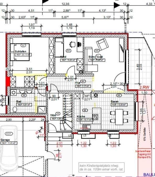 Pronájem bytu 3+kk 108 m², Rottenburg am Neckar, Bádensko-Württembersko Pronájem bytu 3+kk 108 m², Rottenburg am Neckar, Bádensko-Württembersko