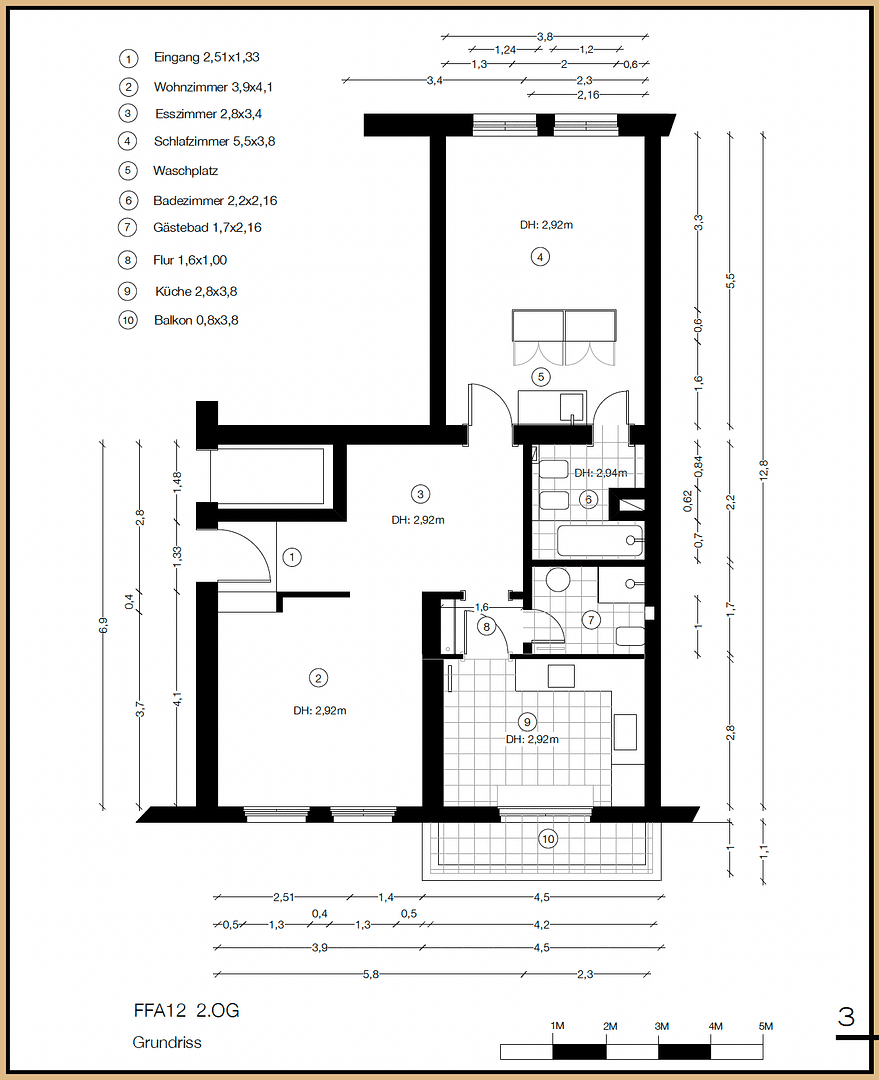 Prodej bytu 3+1 73 m², Berlin, Berlín Prodej bytu 3+1 73 m², Berlin, Berlín