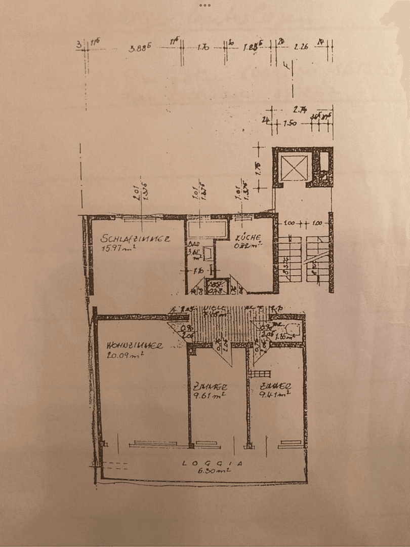 Pronájem bytu 4+1 82 m², Wilhelmsplatz 18, Offenbach, Hessen Pronájem bytu 4+1 82 m², Wilhelmsplatz 18, Offenbach, Hessen