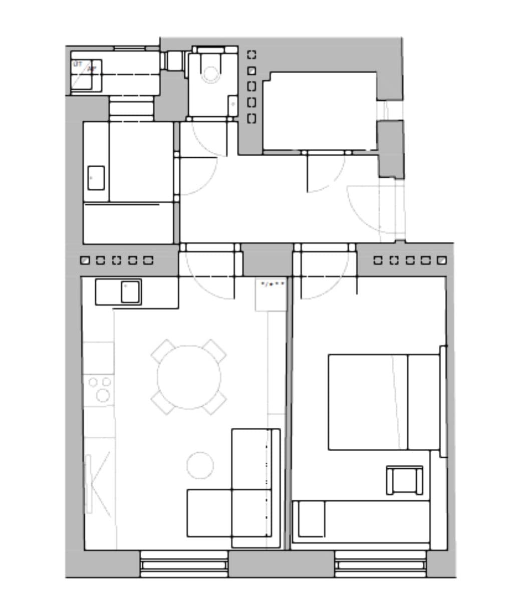 Pronájem bytu 2+kk 53 m², Krokova, Praha, Praha Pronájem bytu 2+kk 53 m², Krokova, Praha, Praha
