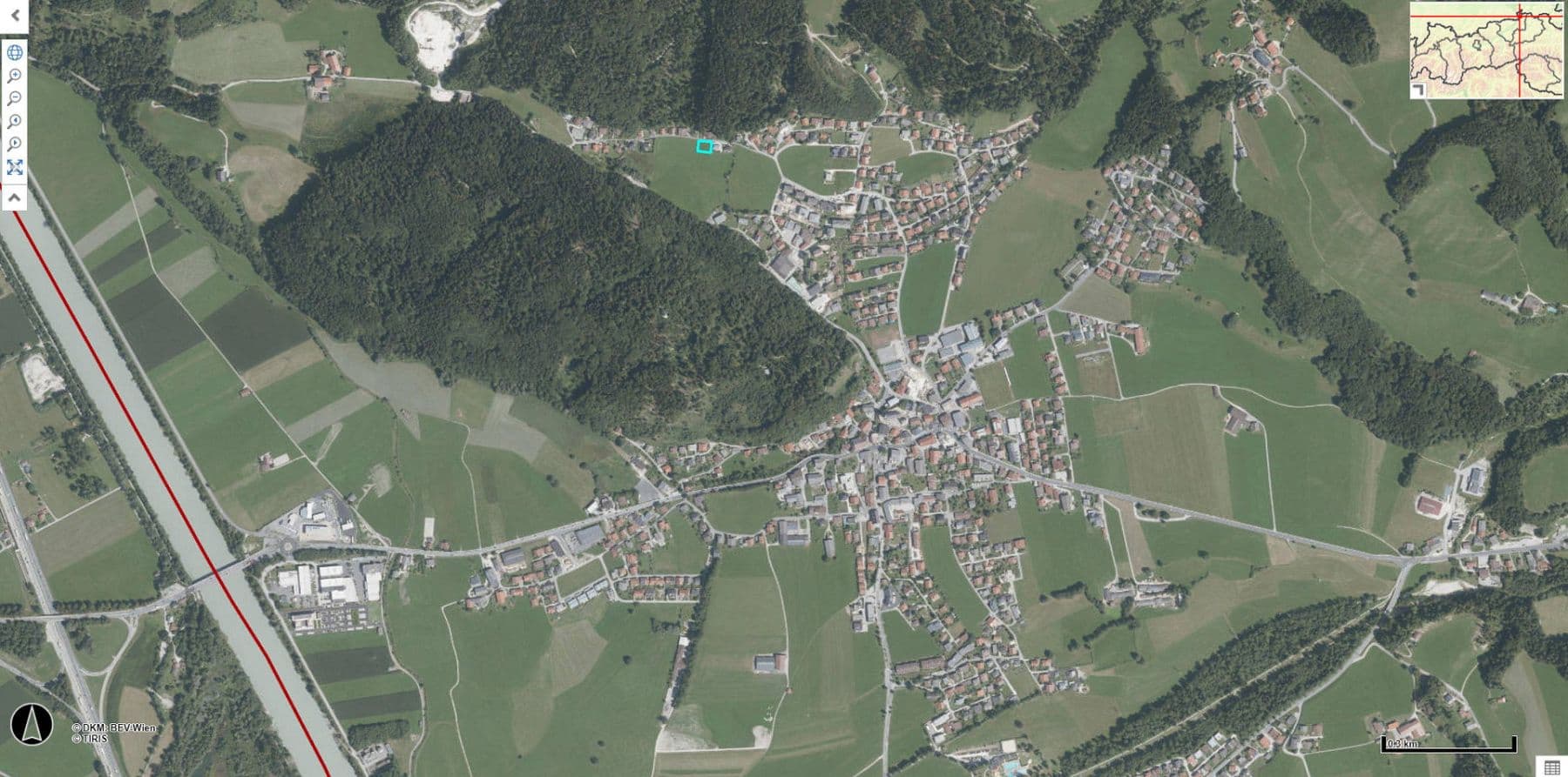 Prodej pozemku 700 m², Niederndorf bei Kufstein, Tyrolsko Prodej pozemku 700 m², Niederndorf bei Kufstein, Tyrolsko