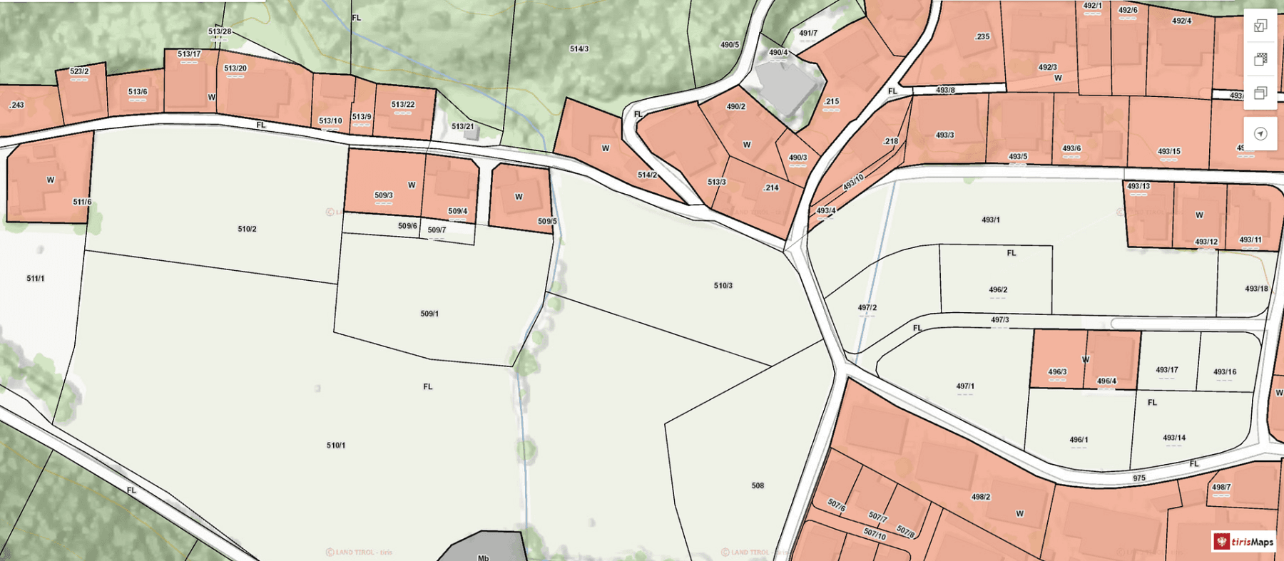 Prodej pozemku 700 m², Niederndorf bei Kufstein, Tyrolsko Prodej pozemku 700 m², Niederndorf bei Kufstein, Tyrolsko
