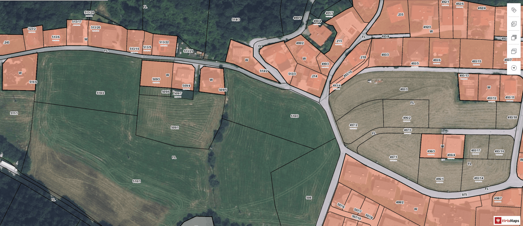 Prodej pozemku 700 m², Niederndorf bei Kufstein, Tyrolsko Prodej pozemku 700 m², Niederndorf bei Kufstein, Tyrolsko