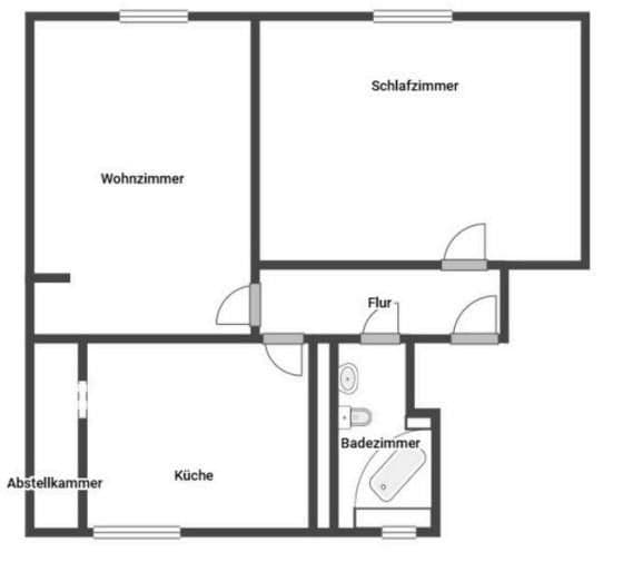 Pronájem bytu 2+kk 64 m², Brunhildenweg 22, Gelsenkirchen, Severní Porýní-Vestfálsko Pronájem bytu 2+kk 64 m², Brunhildenweg 22, Gelsenkirchen, Severní Porýní-Vestfálsko