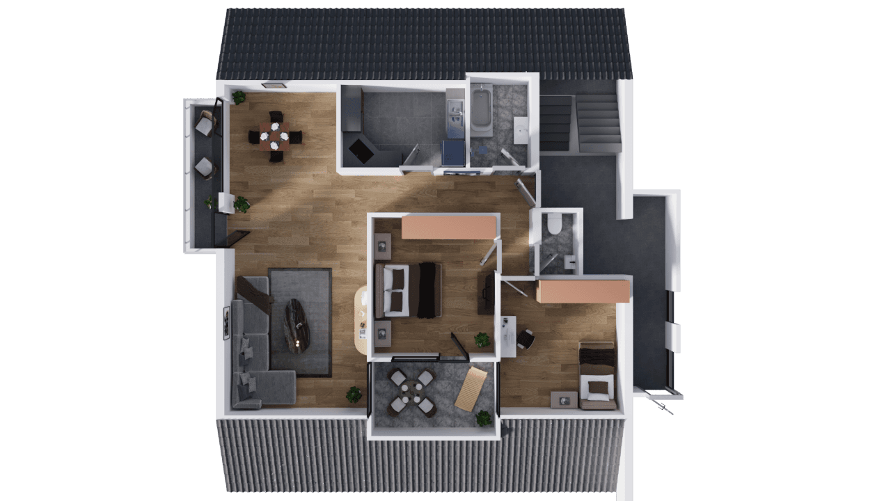 Pronájem bytu 3+kk 79 m², Am Brücklesbach 39, Leutenbach, Bádensko-Württembersko Pronájem bytu 3+kk 79 m², Am Brücklesbach 39, Leutenbach, Bádensko-Württembersko