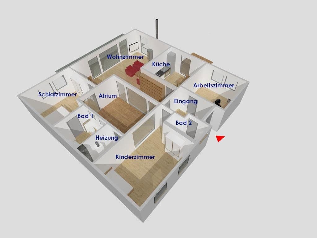 Prodej domu 133 m², pozemek 850 m², Silker Weiche 7, Reinbek, Šlesvicko-Holštýnsko Prodej domu 133 m², pozemek 850 m², Silker Weiche 7, Reinbek, Šlesvicko-Holštýnsko