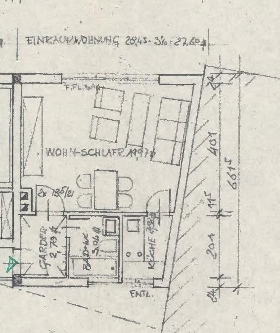 Pronájem bytu 1+1 40 m², Brückenstraße 17, Frankfurt, Hessen Pronájem bytu 1+1 40 m², Brückenstraße 17, Frankfurt, Hessen
