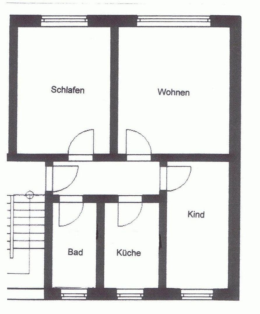Pronájem bytu 3+1 58 m², Greifswald, Mecklenburg-Vorpommern Pronájem bytu 3+1 58 m², Greifswald, Mecklenburg-Vorpommern