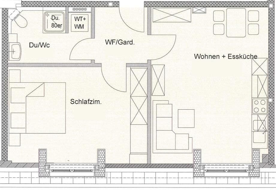 Pronájem bytu 2+1 48 m², Ludwigstr. 11, Aschaffenburg, Bavorsko Pronájem bytu 2+1 48 m², Ludwigstr. 11, Aschaffenburg, Bavorsko