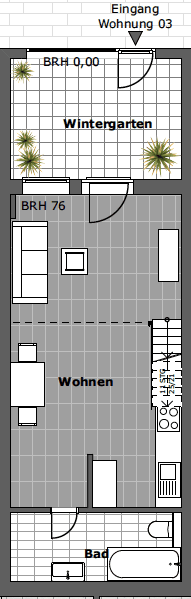 Pronájem bytu 2+1 61 m², Köln, Severní Porýní-Vestfálsko Pronájem bytu 2+1 61 m², Köln, Severní Porýní-Vestfálsko