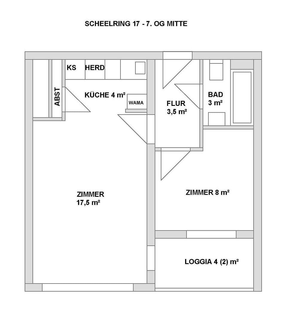 Prodej bytu 1+kk 39 m², Hambu, Hamburg Prodej bytu 1+kk 39 m², Hambu, Hamburg