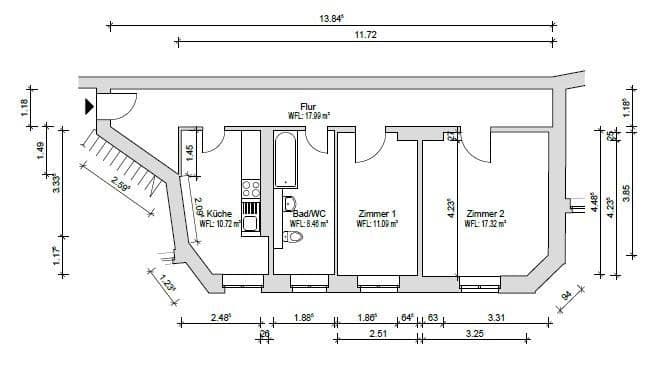 Prodej bytu 2+1 66 m², Chausseestr. 9, Berlin, Berlín Prodej bytu 2+1 66 m², Chausseestr. 9, Berlin, Berlín