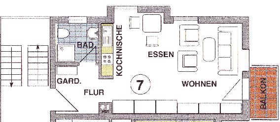 Pronájem bytu 1+1 39 m², Feldstr. 1d, Gerstungen, Durynsko Pronájem bytu 1+1 39 m², Feldstr. 1d, Gerstungen, Durynsko